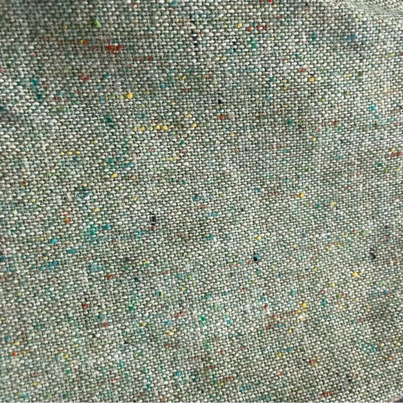 Vintage 1960s Midi Green Textured Tweed Skirt Women’s XS or S - Picture 2 of 7